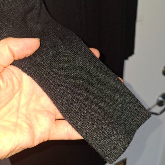 Marciano Flowy Tunic with Asymmetric Hem, Viscose and Wool Blend, Size S - Picture 6 of 10